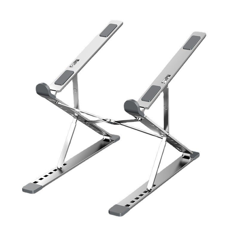 New N8 Laptop Bracket Aluminum Alloy Portable Desktop Computer Bracket Folding Suspended Double-Layer Bracket - Image 5